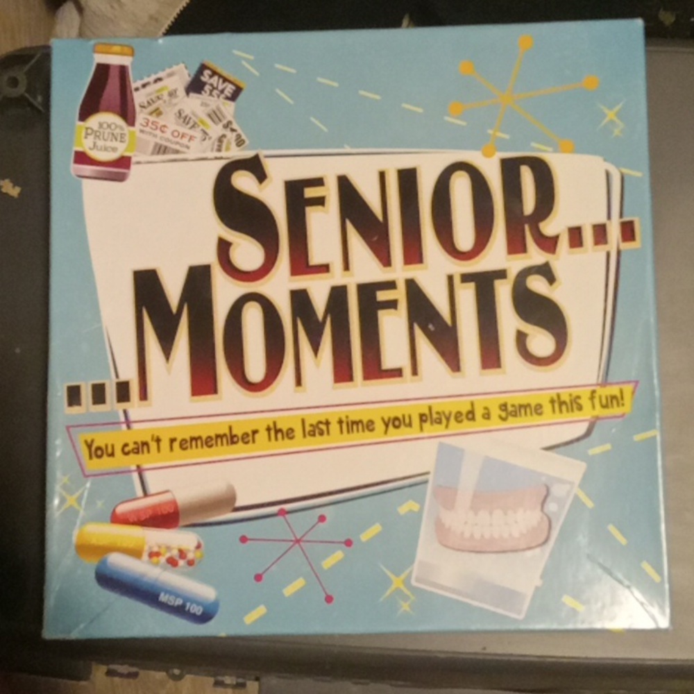 Senior moments board games NWT
